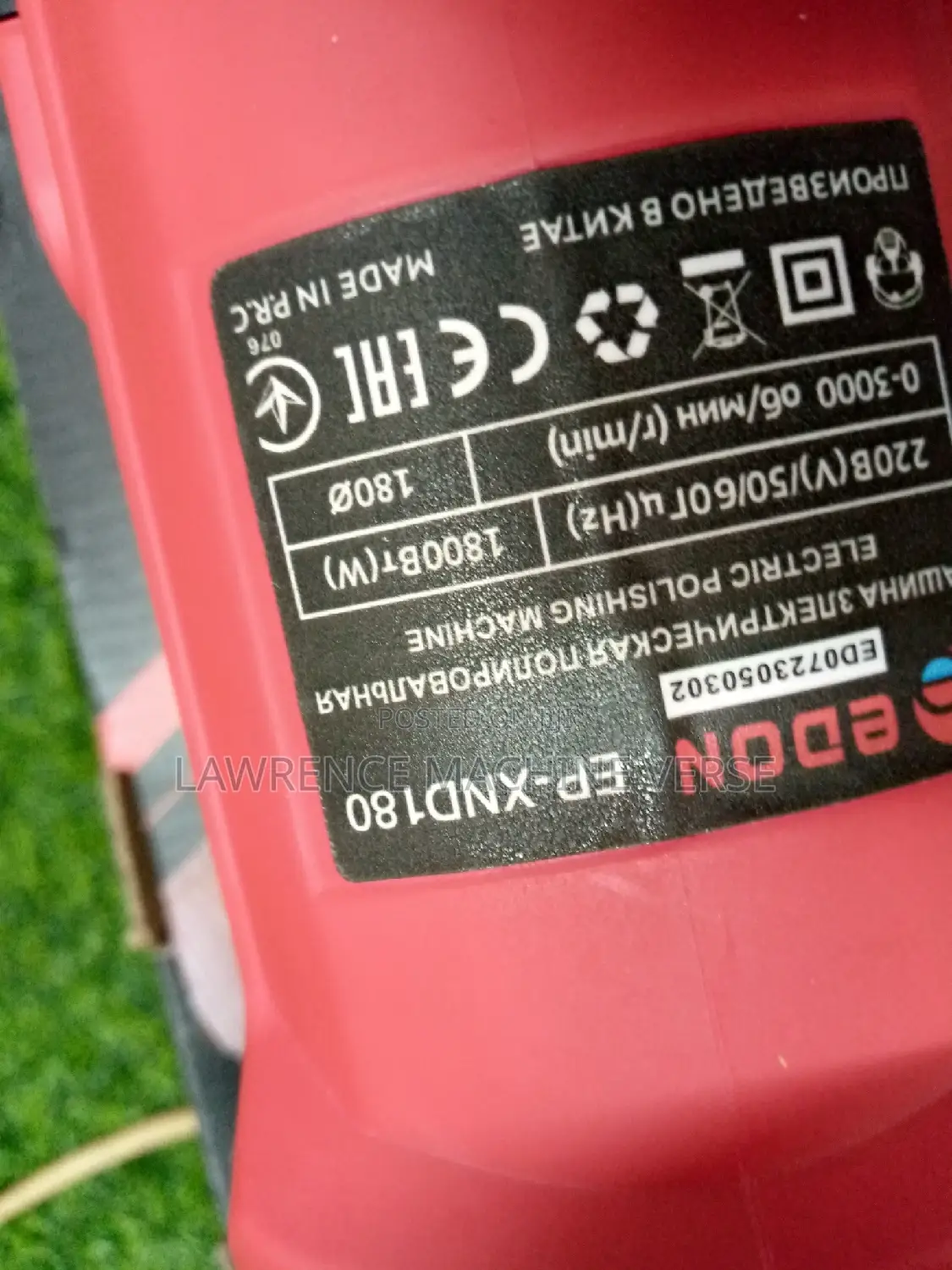 Car Polisher Edon 1800W