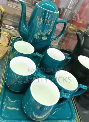 Smile Teapot With Cups