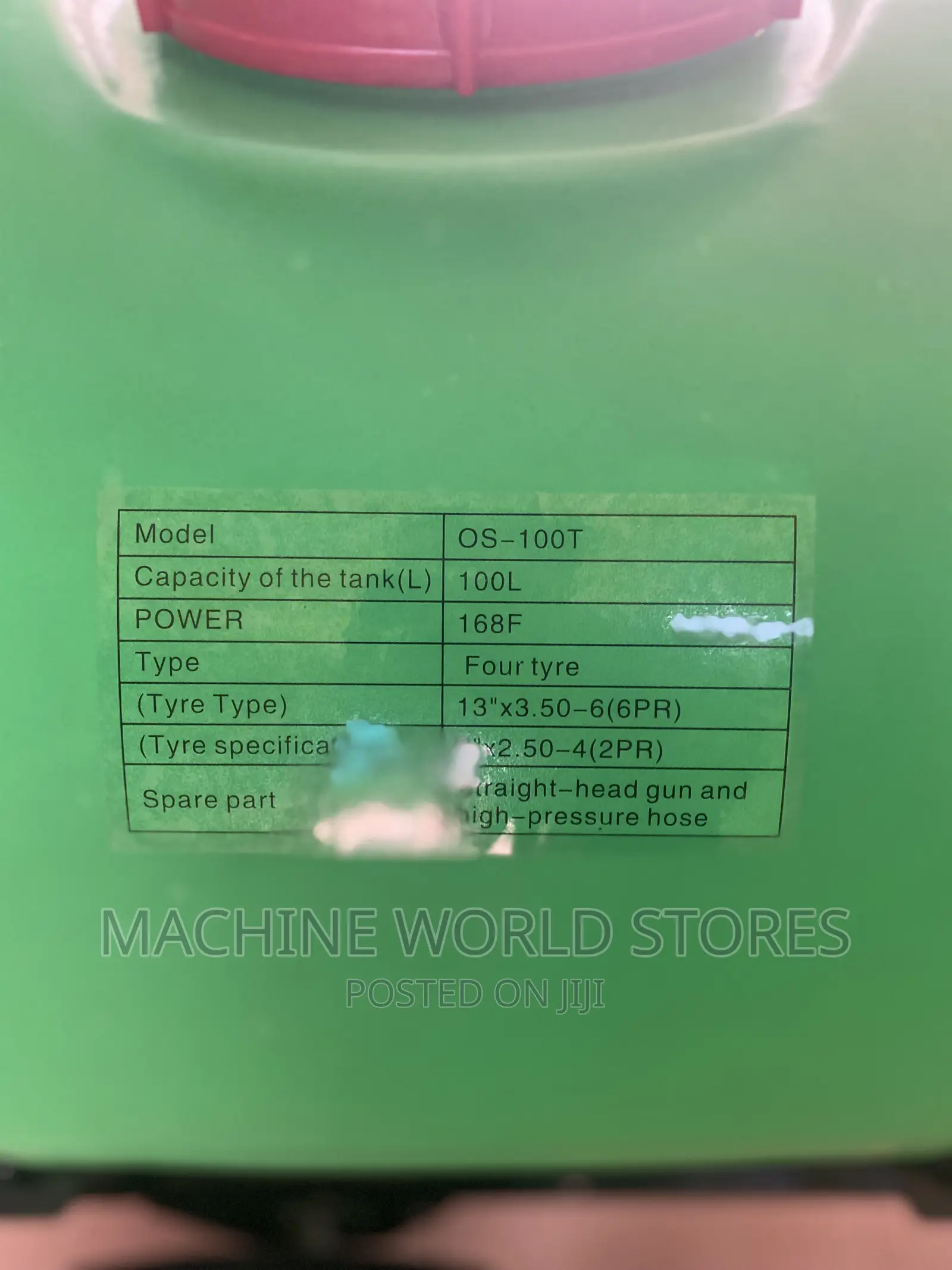 Sprayer 100trs 4stroke (8hp)