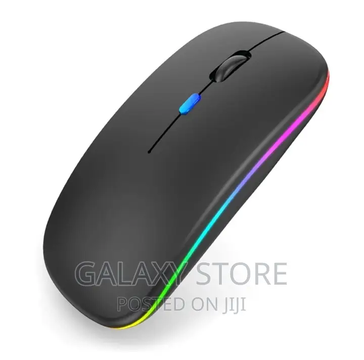 Bluetooth Wireless Mouse Rechargeable Led Light Mouse
