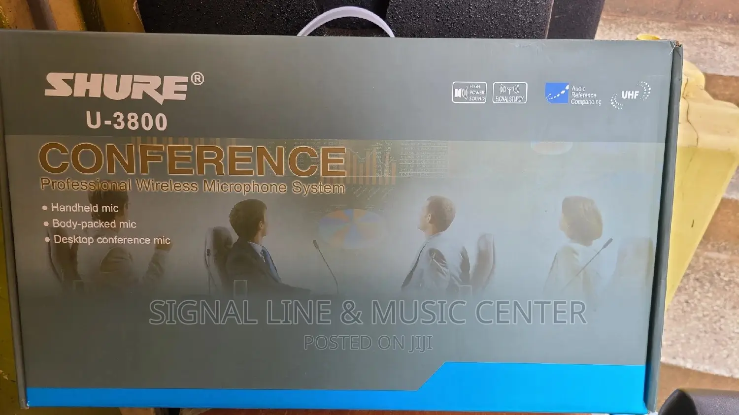 Sure U-3800 Conference Meeting Wireless 4microphones