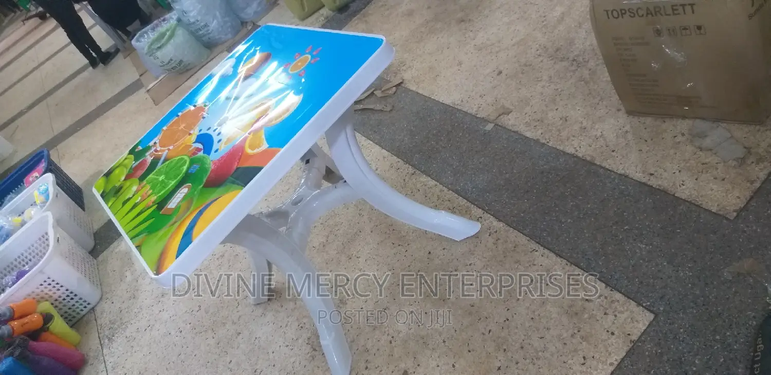 Square Table With Angular Legs