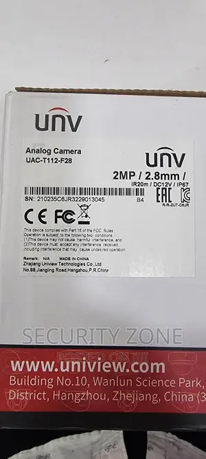 UNV Analog Cameras