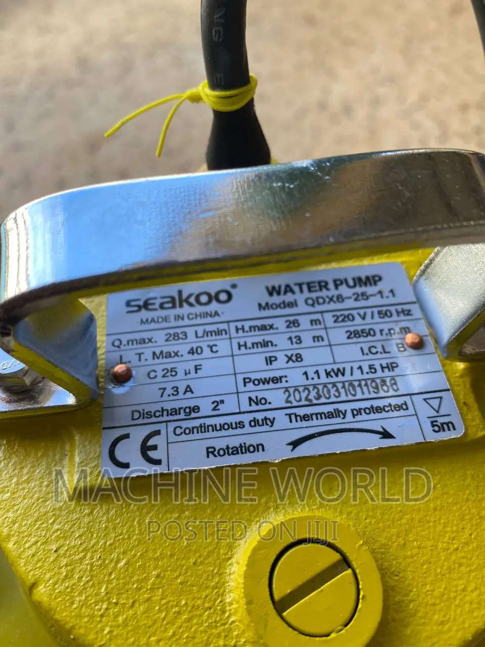 Water Pump Sseako (Sewerage)