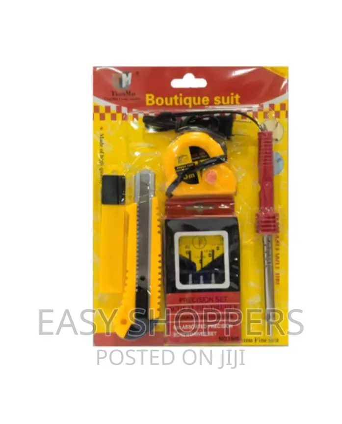 5-Piece Tool Set 3m Measuring Tape, Solidering Iron Gun