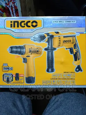 2pc Combo Kit Cordless Drill 12v and Impact Drill