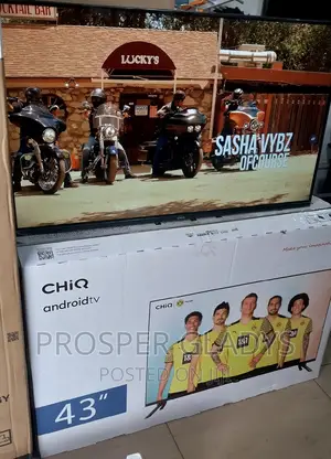 Chiq 43 Smart Android Digital Flat Screen.