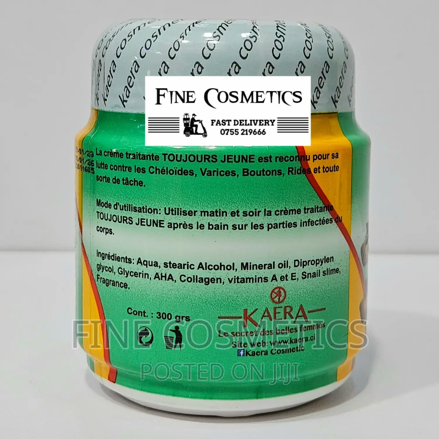 Toujours Jeune Anti-Aging Blackspots Remover Body Cream 300g