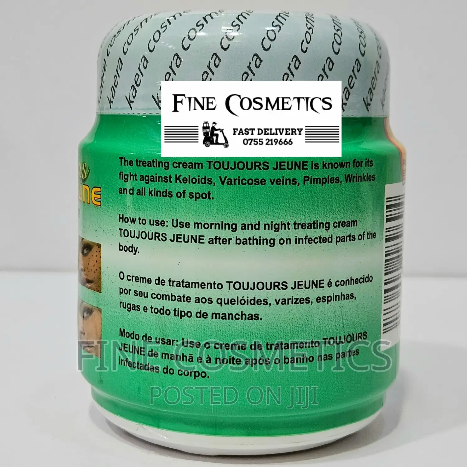 Toujours Jeune Anti-Aging Blackspots Remover Body Cream 300g