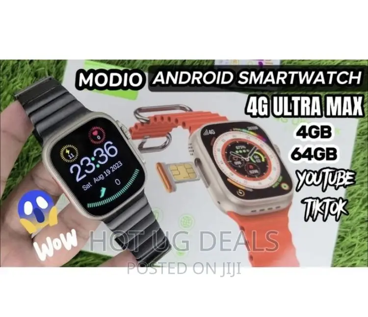 4G Ultra Max Smart Watch 4gb Ram / 64gb HD Screen 2.2 Inch