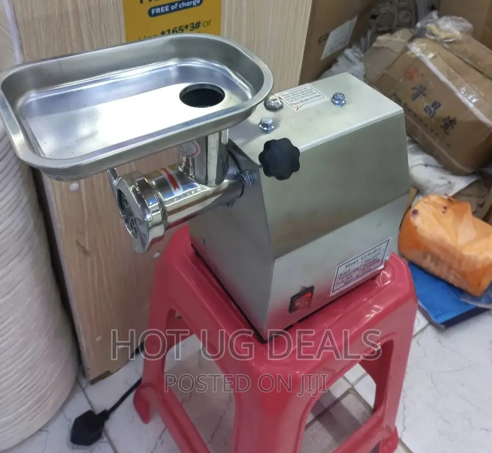 Electric Meat Mincer NO. 10 - Silver