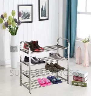 Simple Metalic Shoe Rack