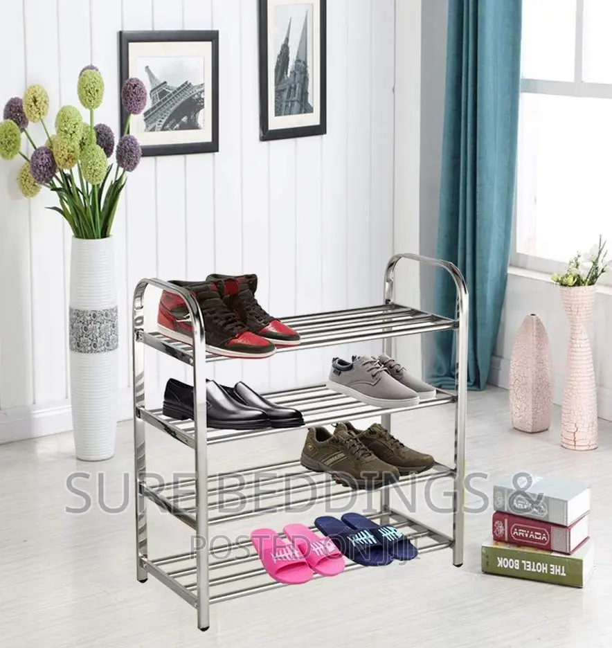 Simple Metalic Shoe Rack