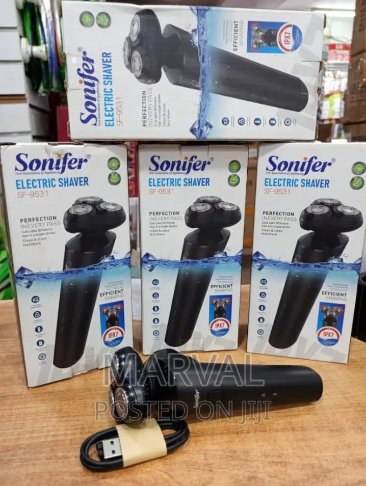 Sonifer Dry Wet Beard Trimmer, Rechargeable Washable Shaver