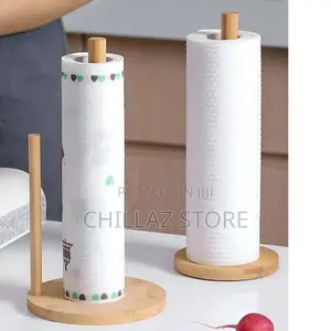 Wooden Tissue Holder.