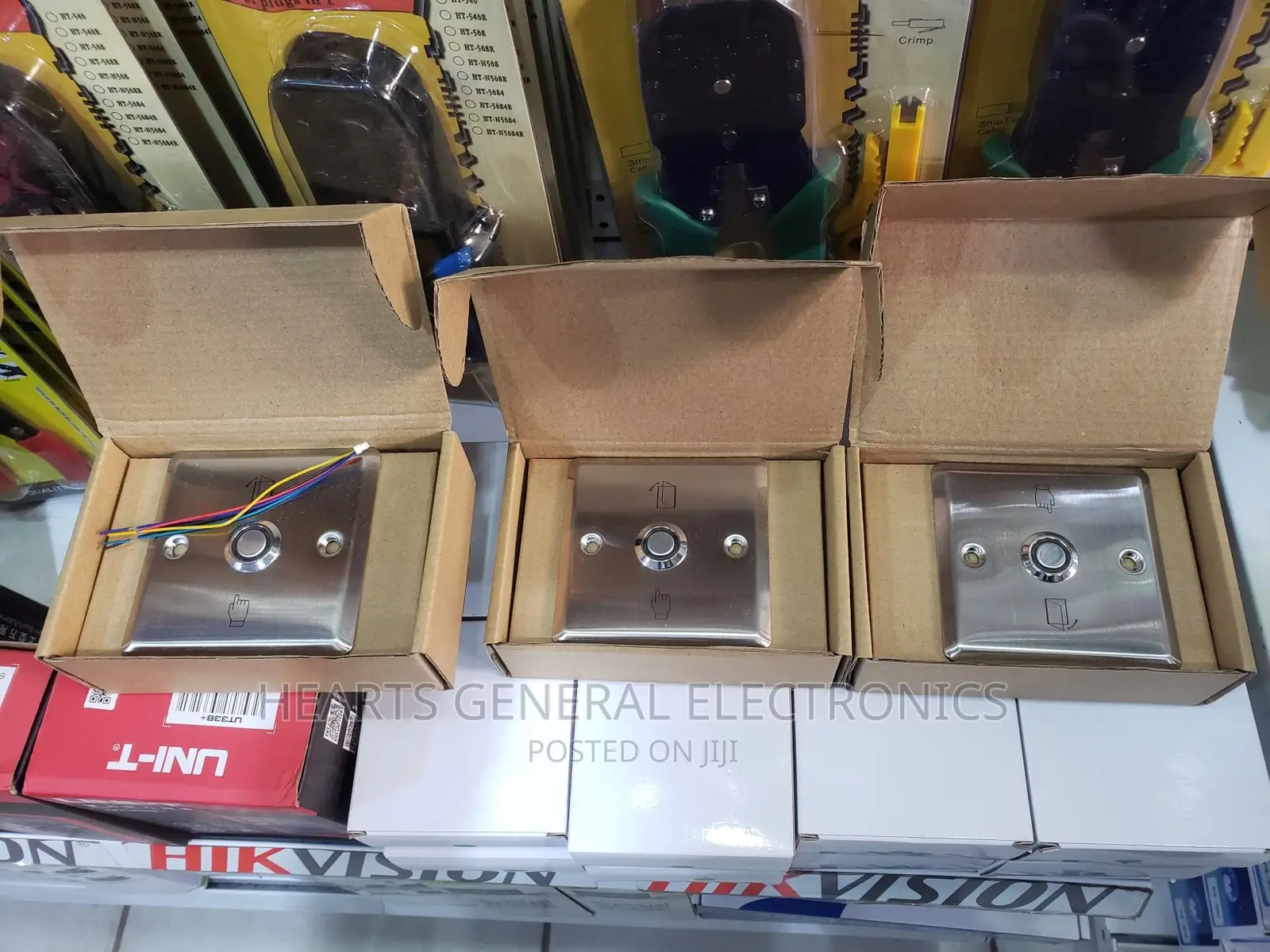 Exit Switch ,Steel + Led
