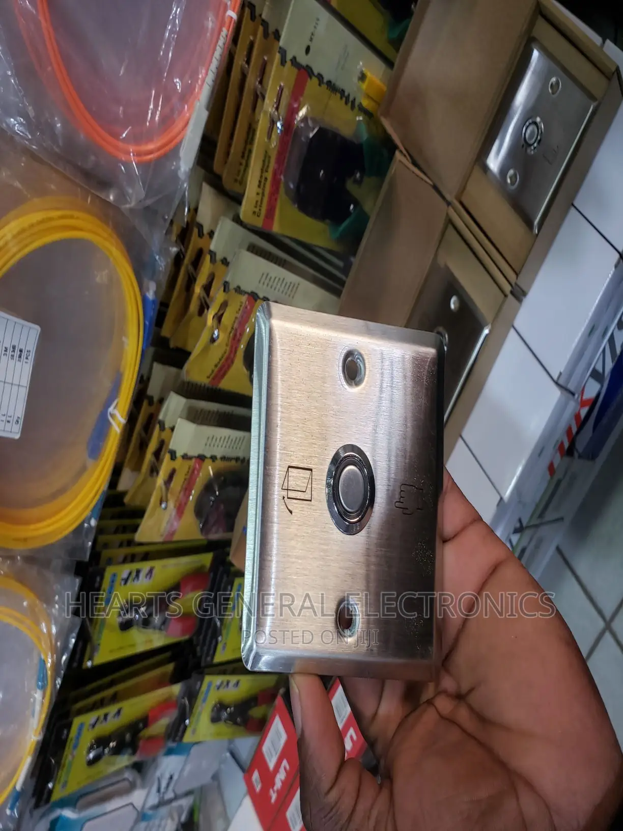 Exit Switch ,Steel + Led