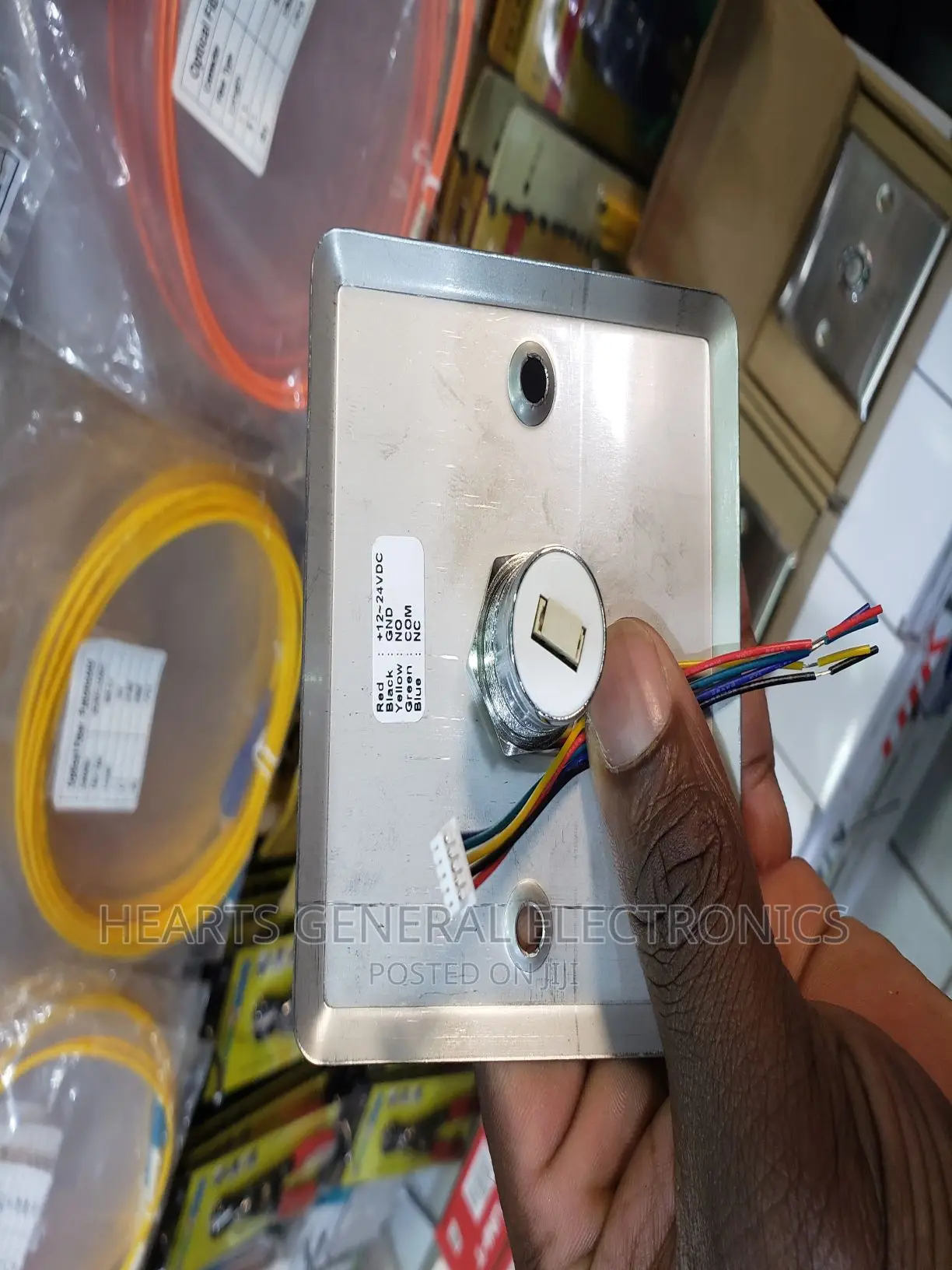 Exit Switch ,Steel + Led