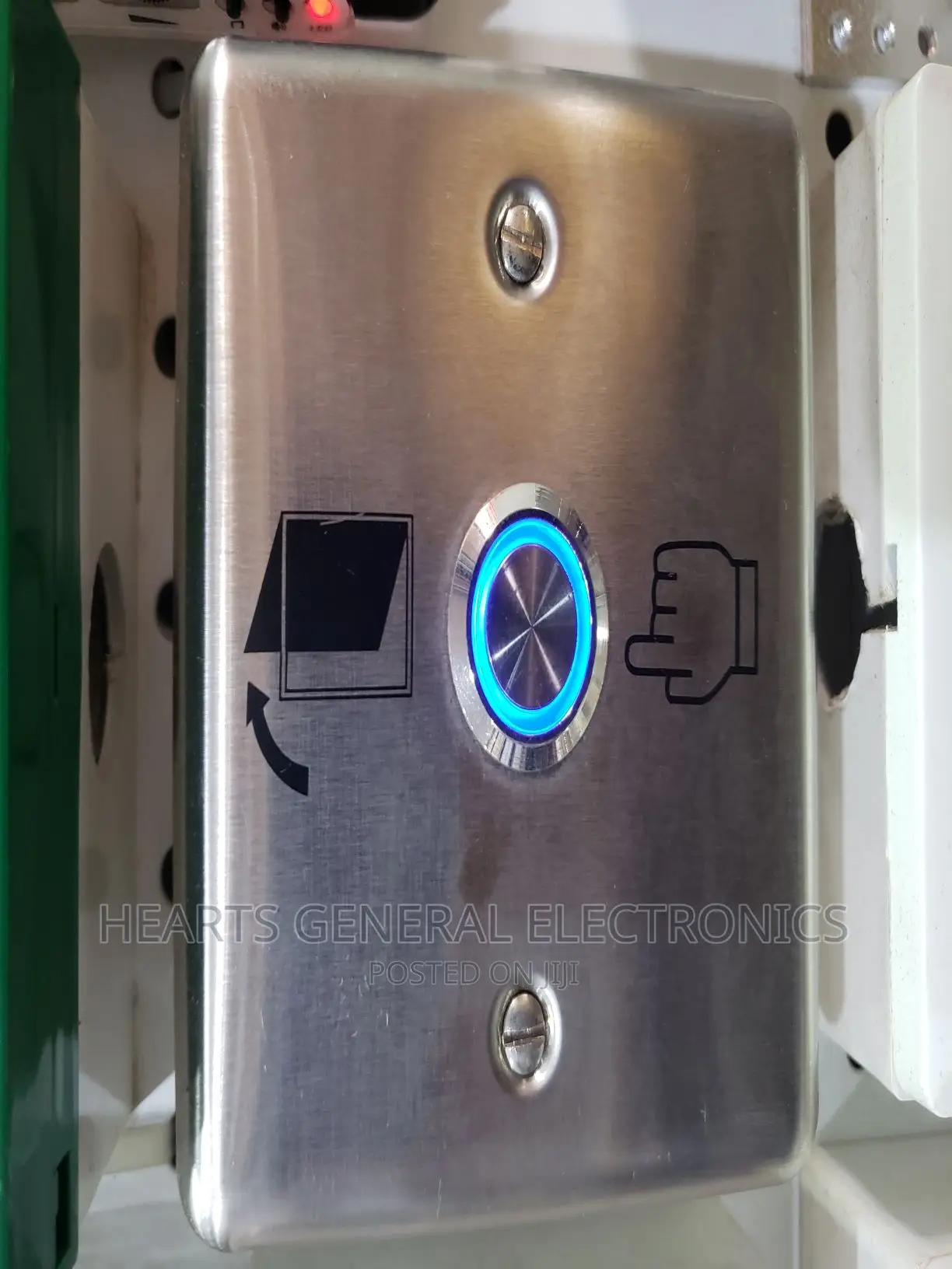 Exit Switch ,Steel + Led