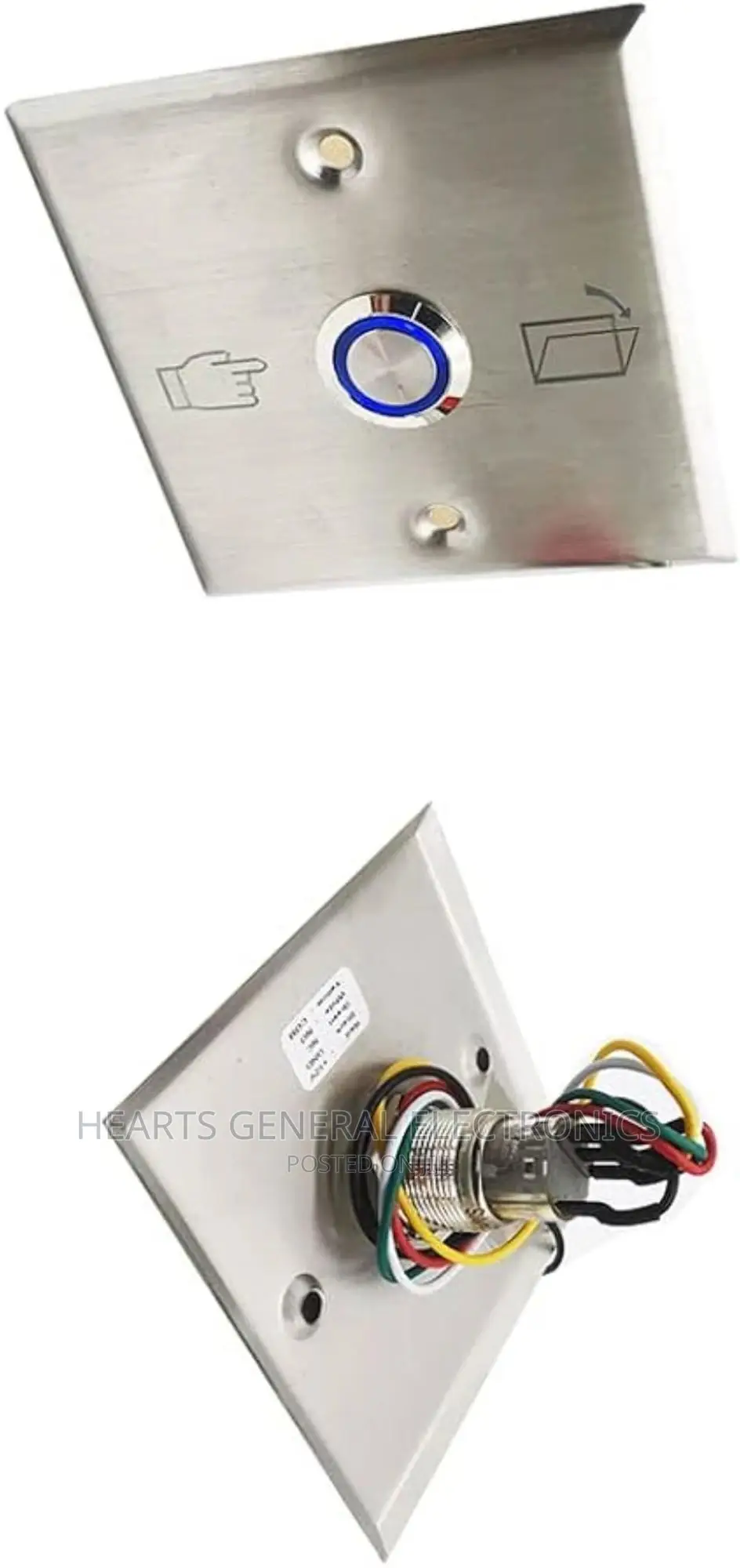 Exit Switch ,Steel + Led