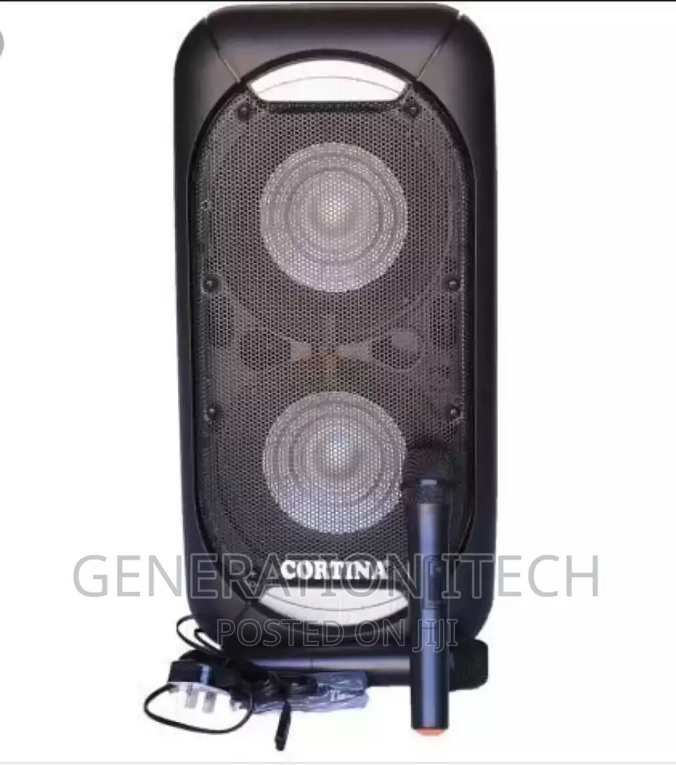 Cortina Rechargeable Dual Speaker- Amplified, 12 Inches