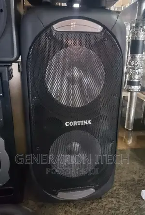 Cortina Rechargeable Dual Speaker- Amplified, 12 Inches