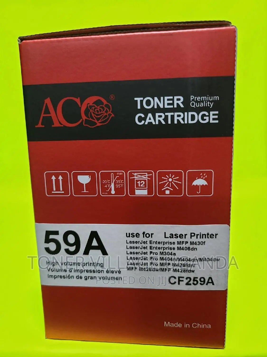 Hp 59A Toner Cartridge for Use in Hp M428 M404 M304 Etc