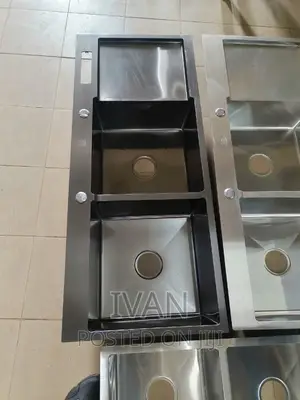 Heavy Duty Sink Double Bowl Single Tray