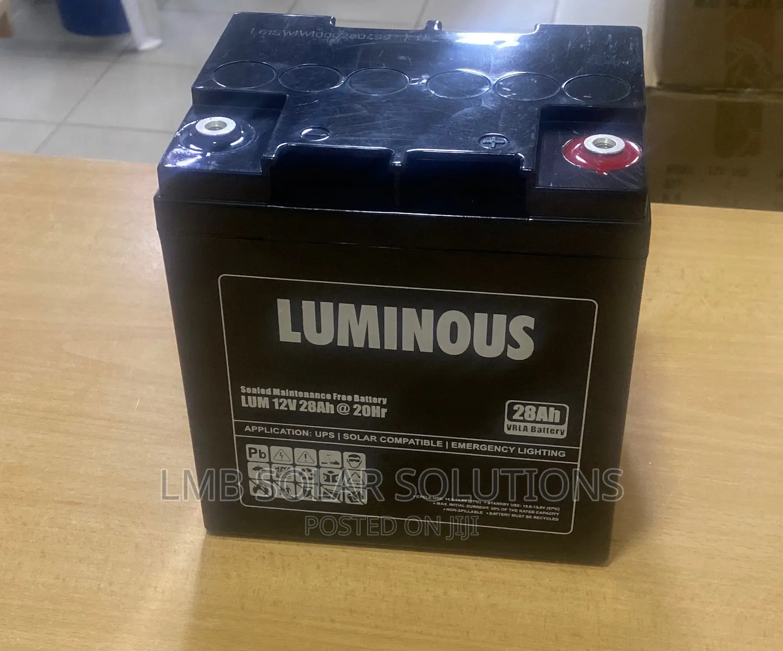 Luminous 12v/28ah Battery