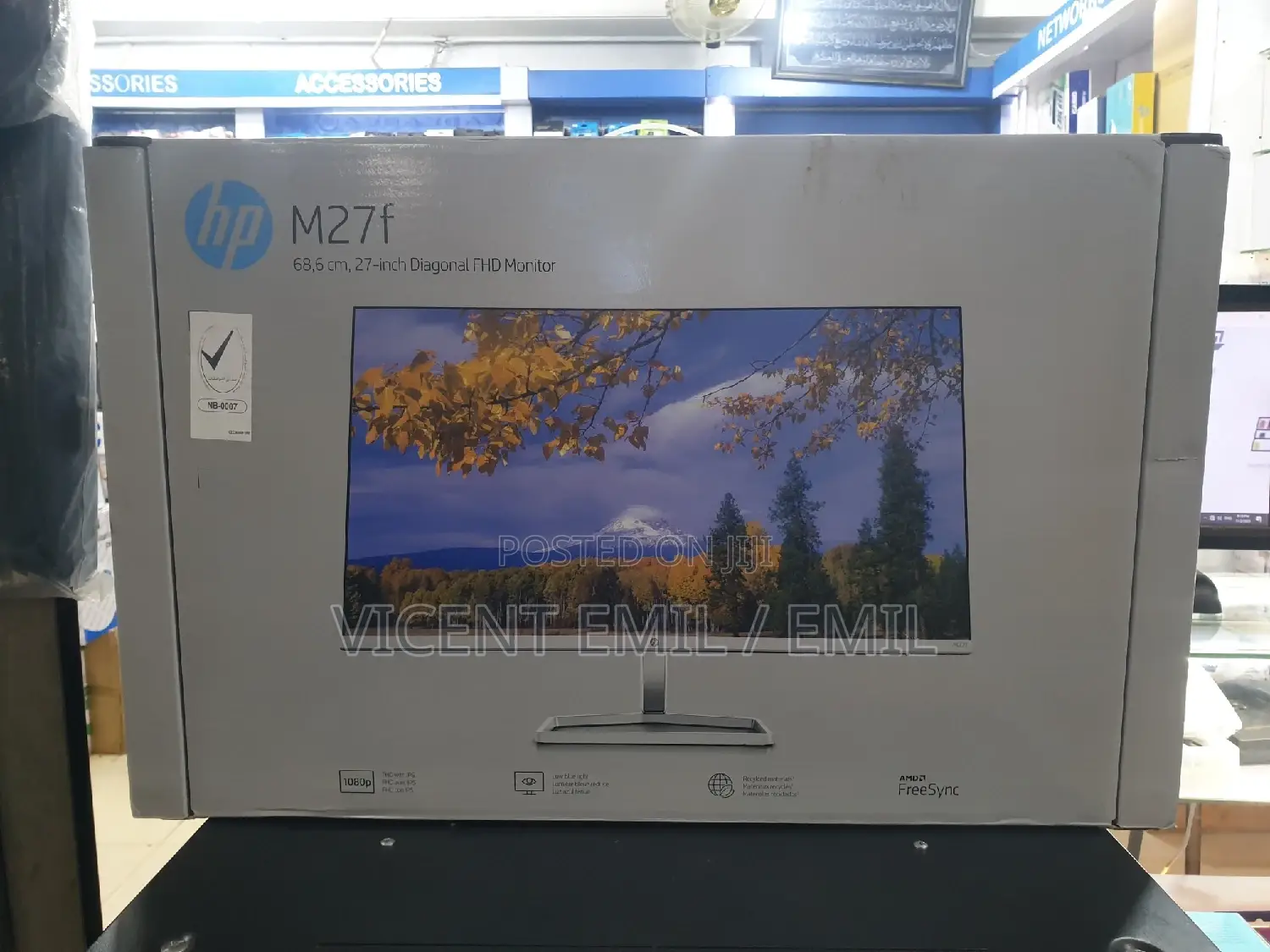 Hp IPS Monitor M27F Brand New