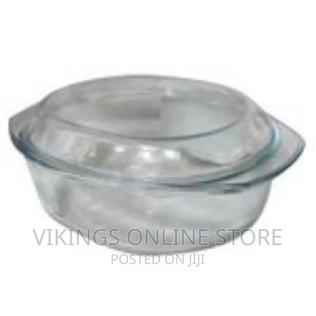 3 PCS of Oval Tempered Glass Caserole Serving Dishes/Bowls,