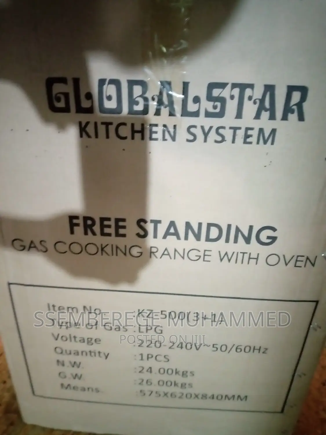 Gas Cooking Range With Oven