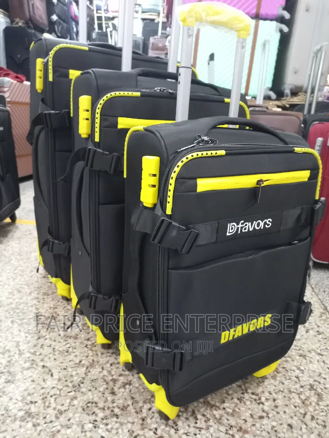 Quality Cloth Suitcases Full Set Is 3pcs