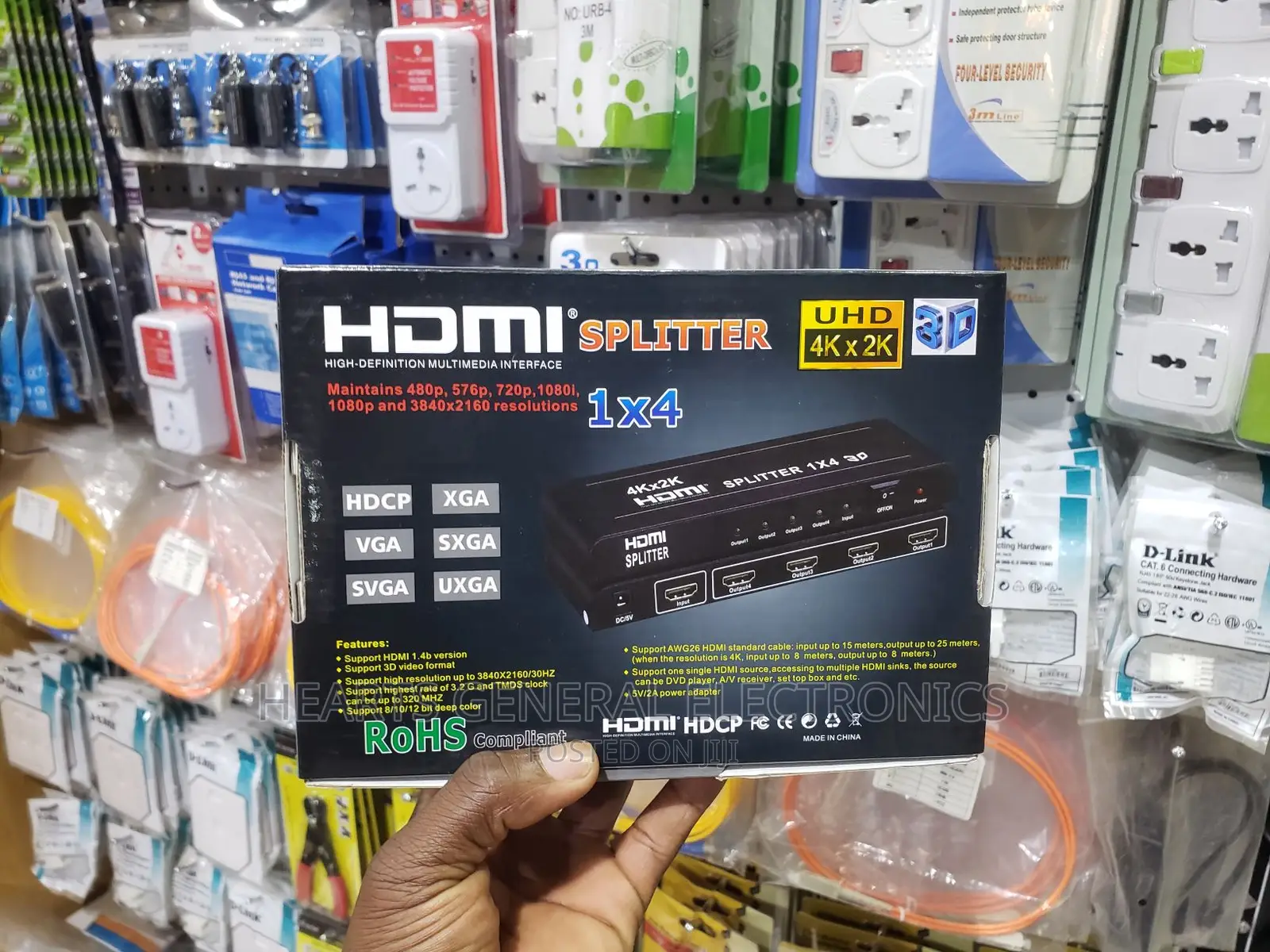 4K HDMI Splitter 4way
