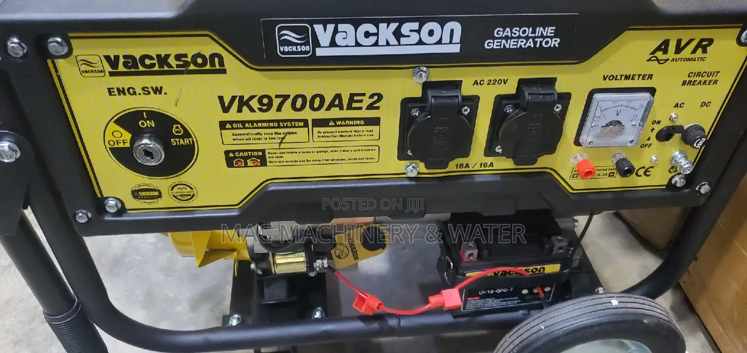 VACKSON Petrol Generator 4kva / 3.8kw