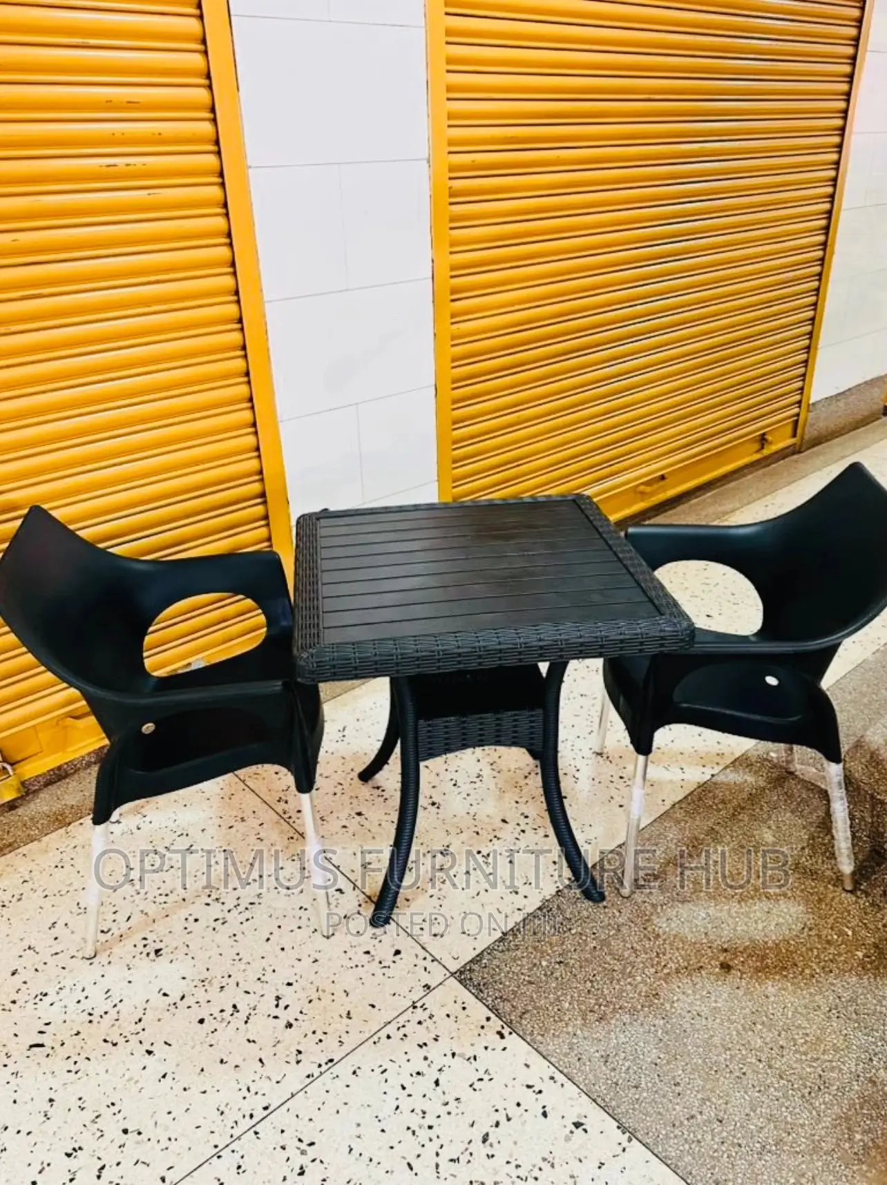 Table and Two Chairs