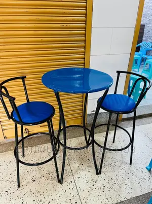 Metallic Table and Chairs