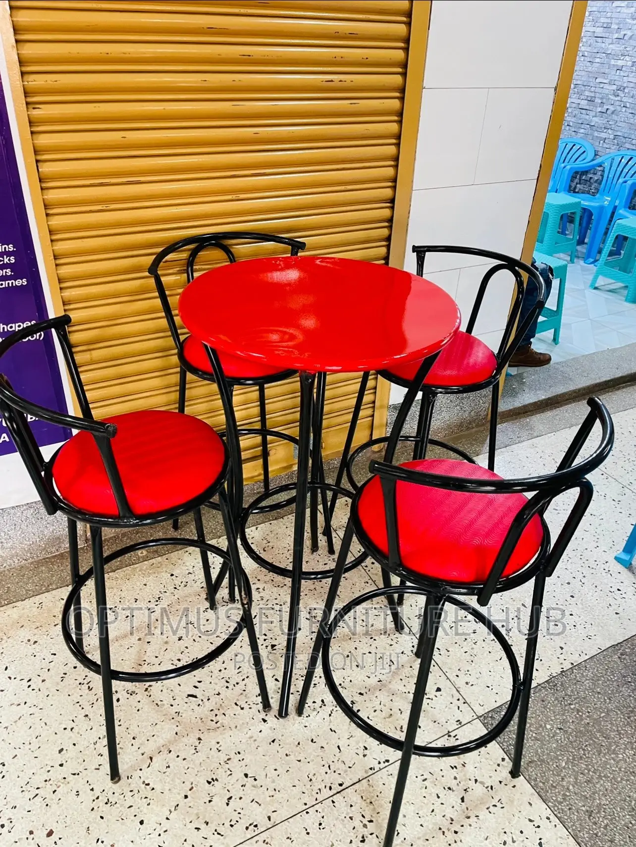 Four Chairs and Table