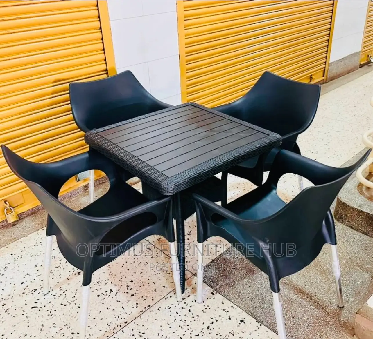 Black Combo (Table and Chairs)