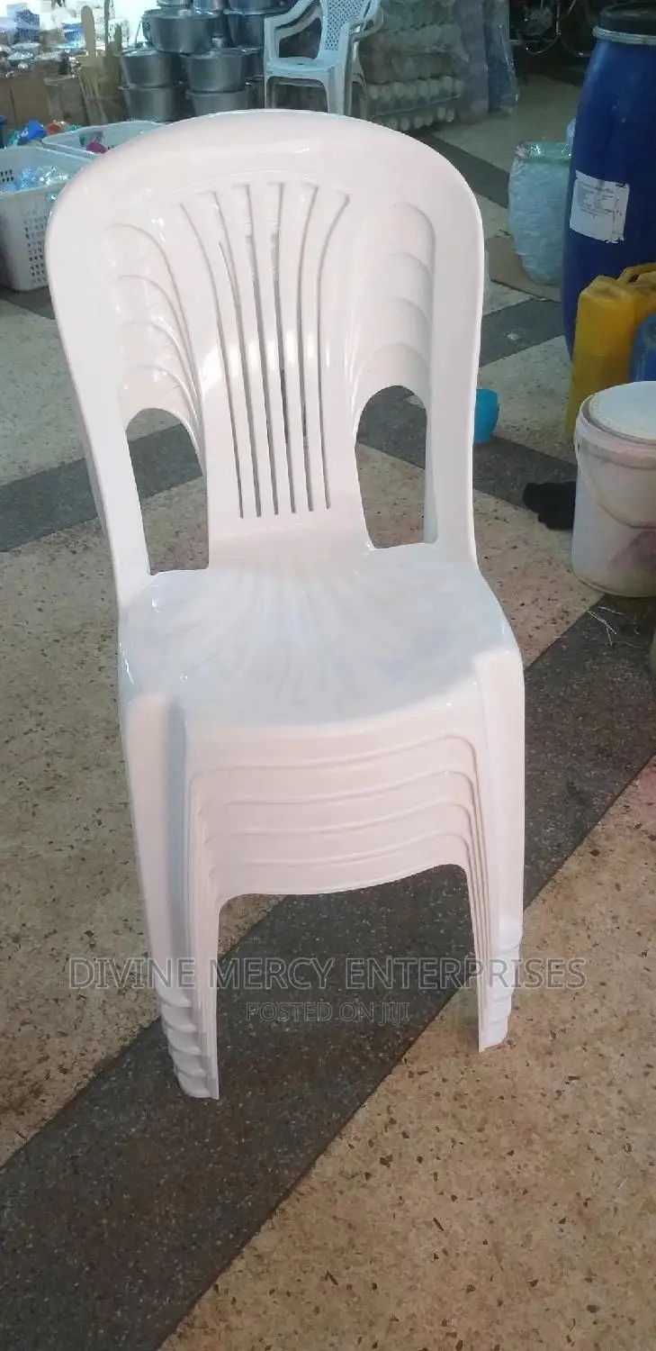 Armless Chair With Stripes