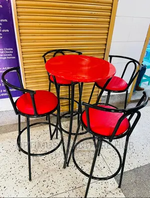 Four Chair and Round Table