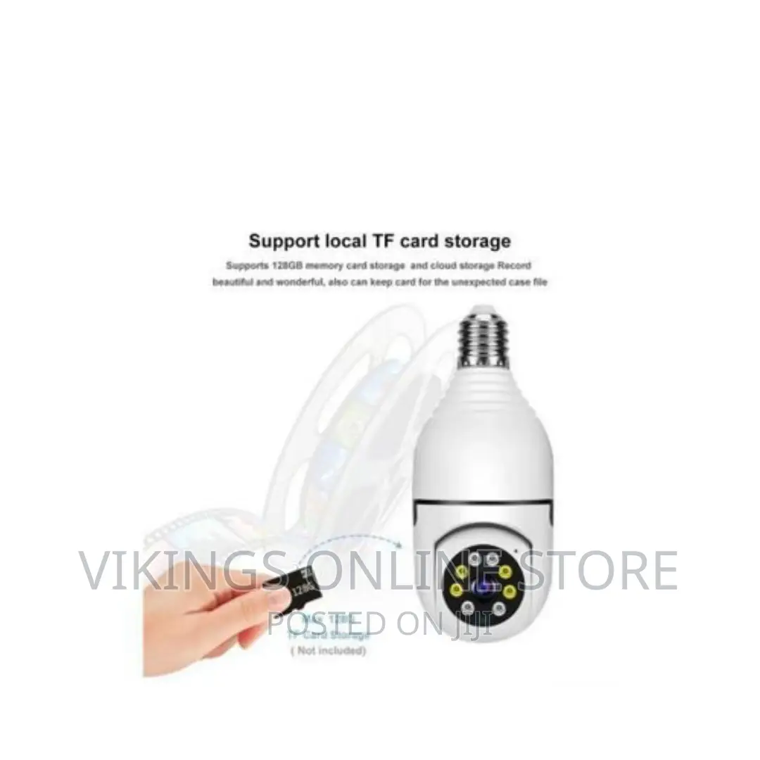 Panorama Wireless Video Surveillance Light Bulb Camera