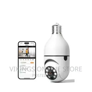 Panorama Wireless Video Surveillance Light Bulb Camera