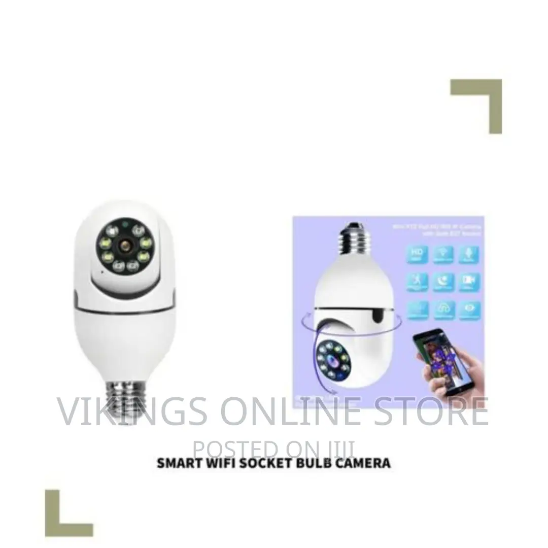 Panorama Wireless Video Surveillance Light Bulb Camera