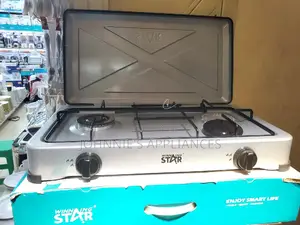 Double Plate Gas Cooker Steel