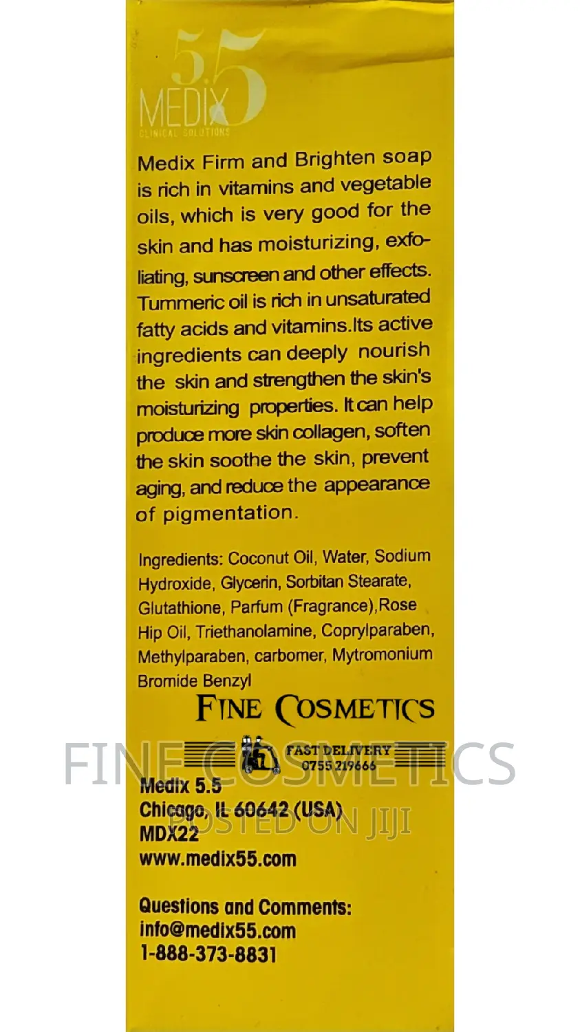 MEDIX 5.5 Vitamin C+Ferulic Acid Brightening + Firming Soap