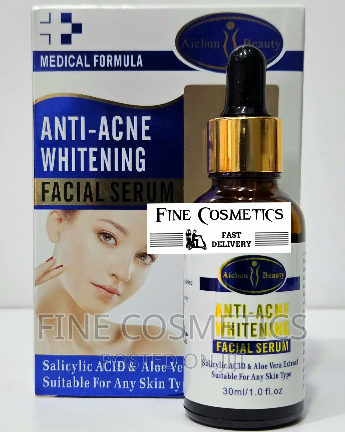 Medical Formula Anti-Acne Pimple Fight Whitening Face Serum