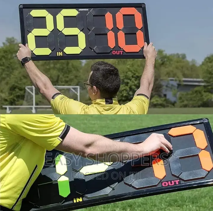 Soccer Substitution Board Double Side Display