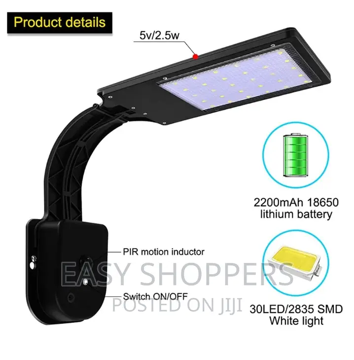 LED Solar Motion Lights Outdoor Garden Light Lamp
