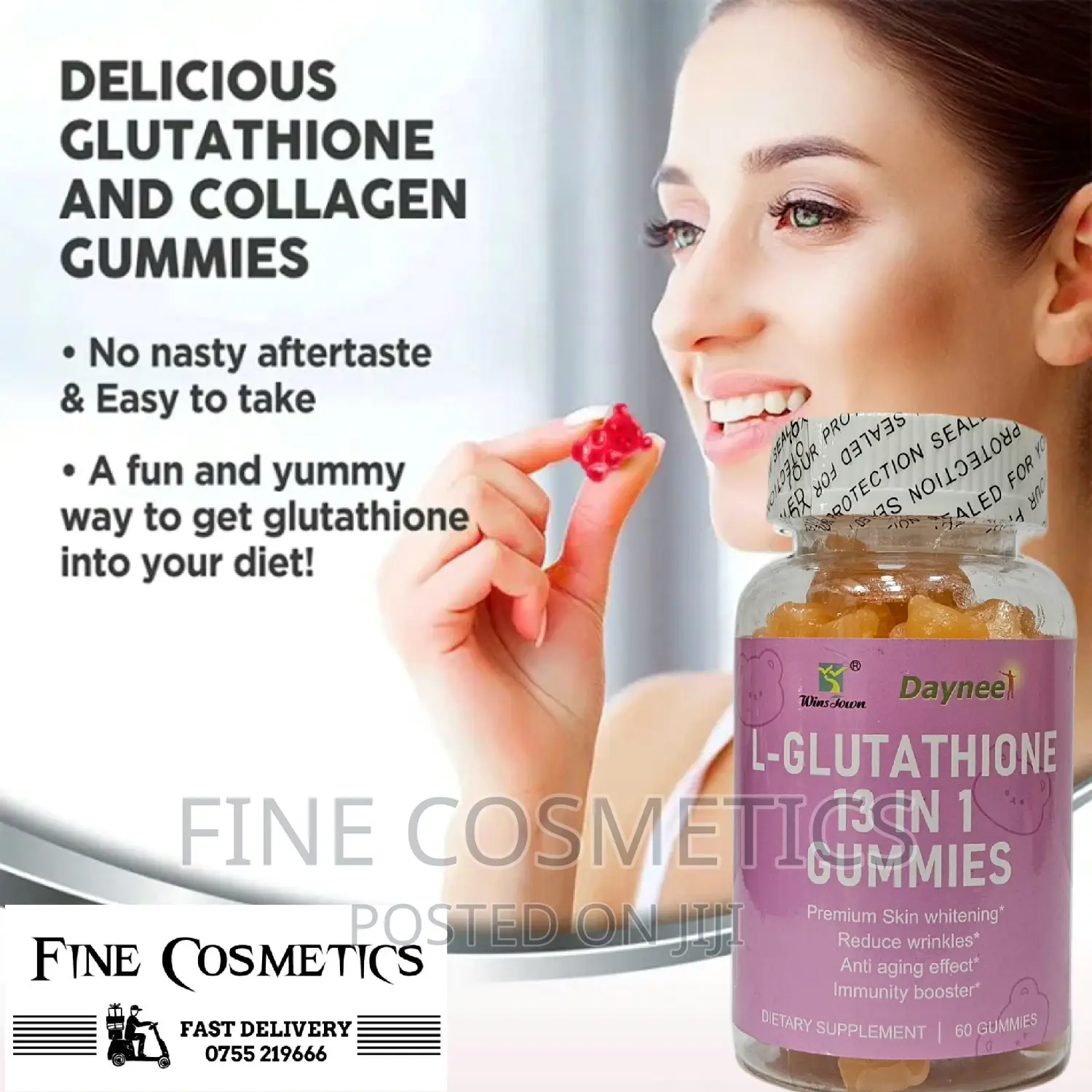L-glutathione 13-in- 1 Anti-aging Health Bright Skin Gummies